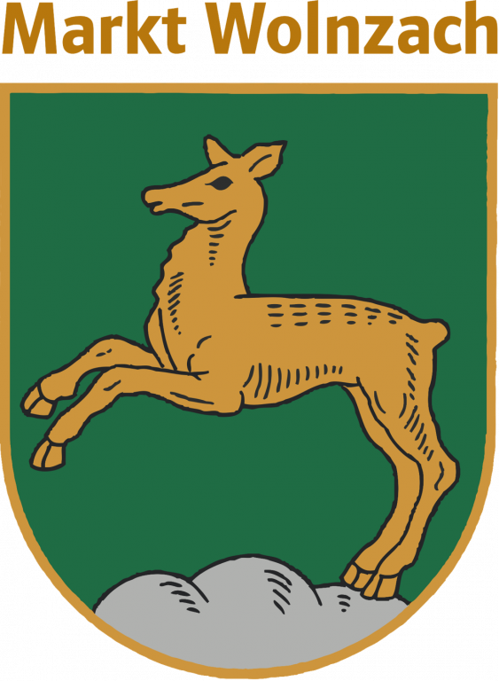 Grossansicht in neuem Fenster: Wappen mit Markt Wolnzach